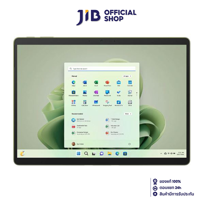 NOTEBOOK 2 IN 1 (โน้ตบุ๊คแบบแยกคีย์บอร์ด) MICROSOFT SURFACE PRO 9 I5/8/256 (FOREST) ราคา 45,220 บาท*ส่งฟรี