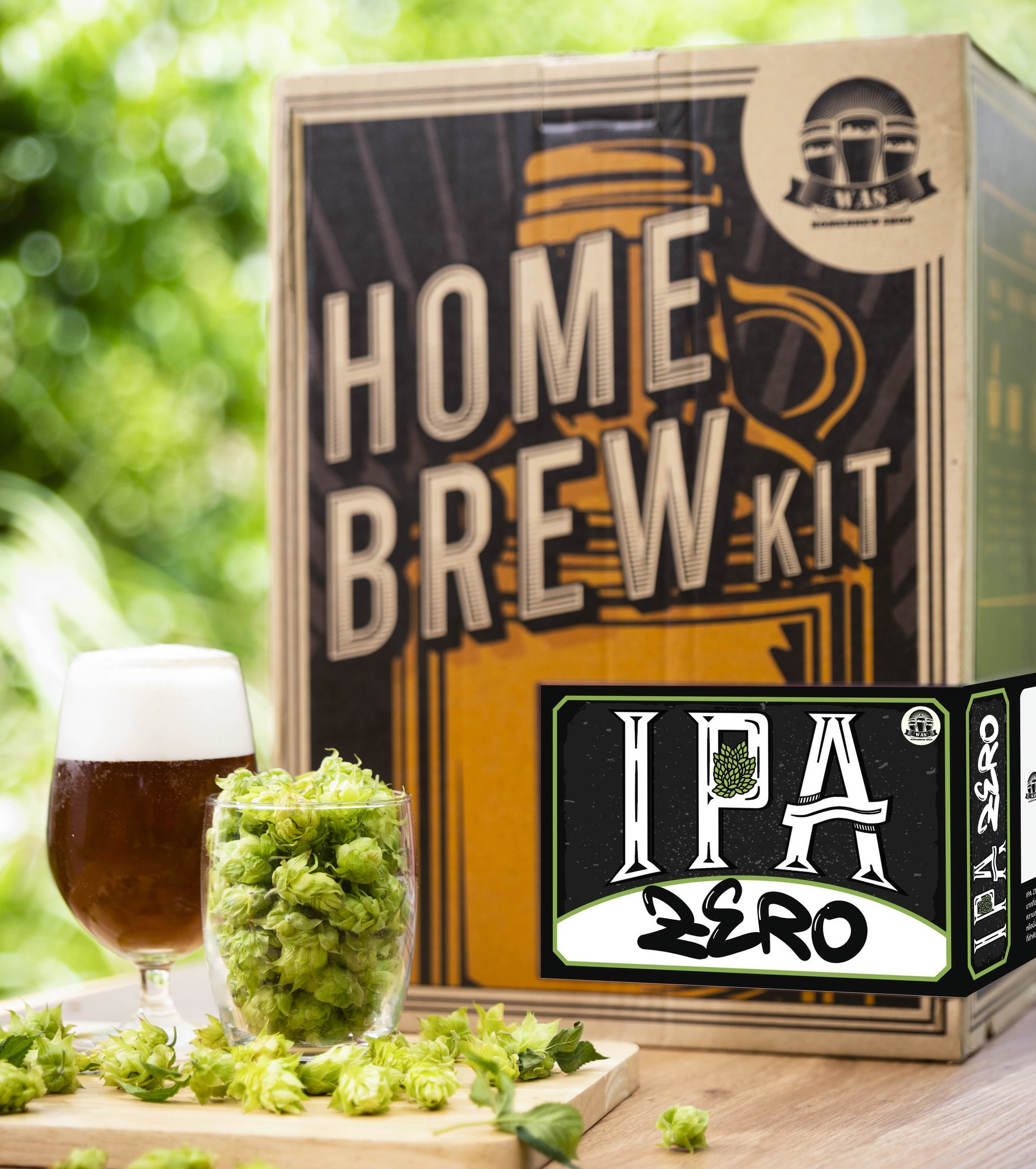 WAS HOMEBREW KIT IPA Zero 4/10/20Liters วอส​ โฮมบรูวคิท 4/10/20ลิตร ชุดทำเครื่องดื่มคราฟท์ IPA Zero ราคา 3,290 บาท*ส่งฟรี