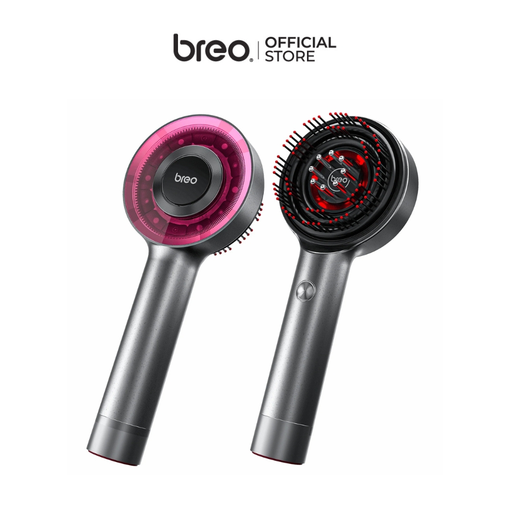 breo รุ่น Scalp 3 เครื่องนวดศีรษะระบบแสงอินฟาเรดความถี่ต่ำ ความยาวคลื่น 850 นาโนเมตร พร้อมช่องใส่เซรั่มบำรุงผมอย่างล้ำลึก ราคา 7,990 บาท*ส่งฟรี