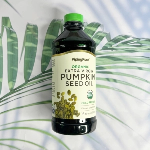 ภาพหน้าปกสินค้าน้ำมันเมล็ดฟักทอง ออแกนิค สกัดเย็น Organic Pumpkin Seed Oil, Cold Pressed 473mL (PipingRock®) ที่เกี่ยวข้อง