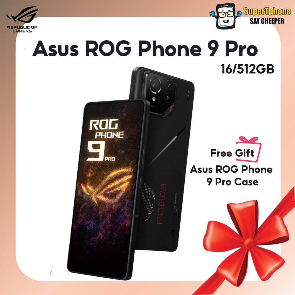 Asus ROG Phone 9 Pro (16/512GB)สมาร์ทโฟนเกมมิ่งระดับท็อป+ เเถมฟรีเคสมือถือ ราคา 42,191 บาท*ส่งฟรี