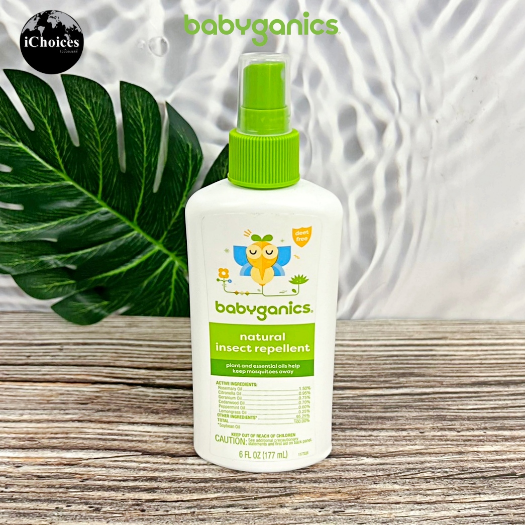 Babyganics _ Natural Insect Repellent Spray สเปรย์ไล่แมลง ไล่ยุง เหมาะสำหรับทุกวัย ราคา 630 บาท*ส่งฟรี