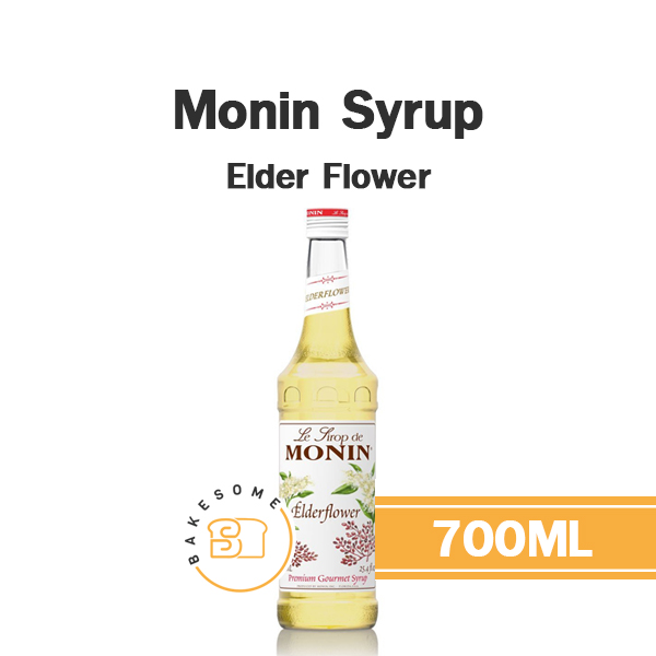 Monin Syrup Elder Flower โมนิน ไซรัป ดอกเอลเดอร์ โมแนง ไซรัป น้ำเชื่อม โมนิน 700ML ราคา 380 บาท*ส่งฟรี