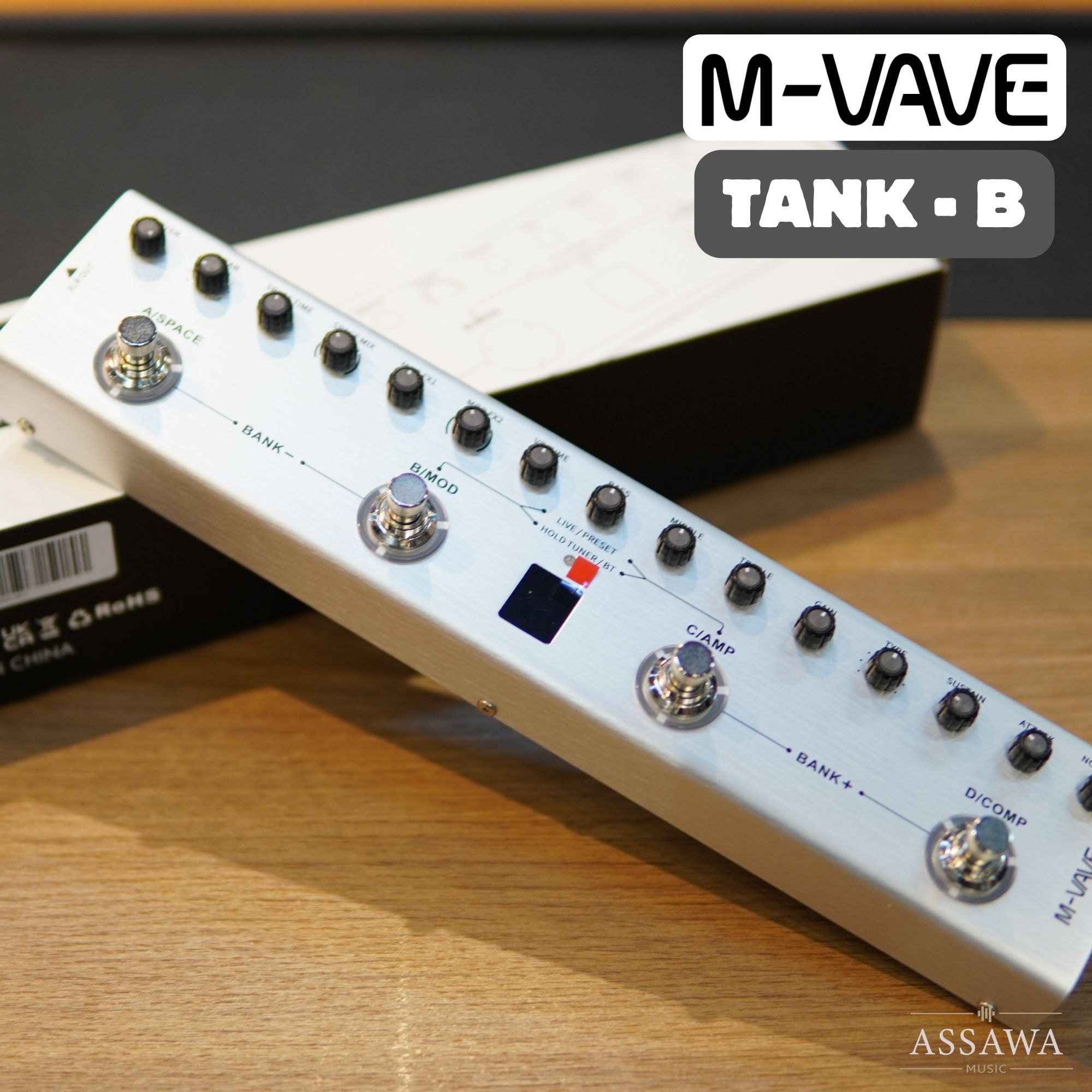 M-VAVE Tank-B Bass Multi Effect เอฟเฟคเบส ราคา 1,700 บาท*ส่งฟรี