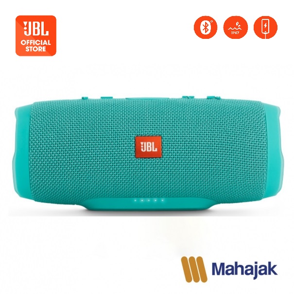 ดูภาพ ลำโพงบลูทูธ JBL Charge 3 (Teal) | Waterproof Portable Bluetooth Speaker เพิ่มเติม ลำโพงบลูทูธ JBL Charge 3 (Teal) | Waterproof Portable Bluetooth Speaker