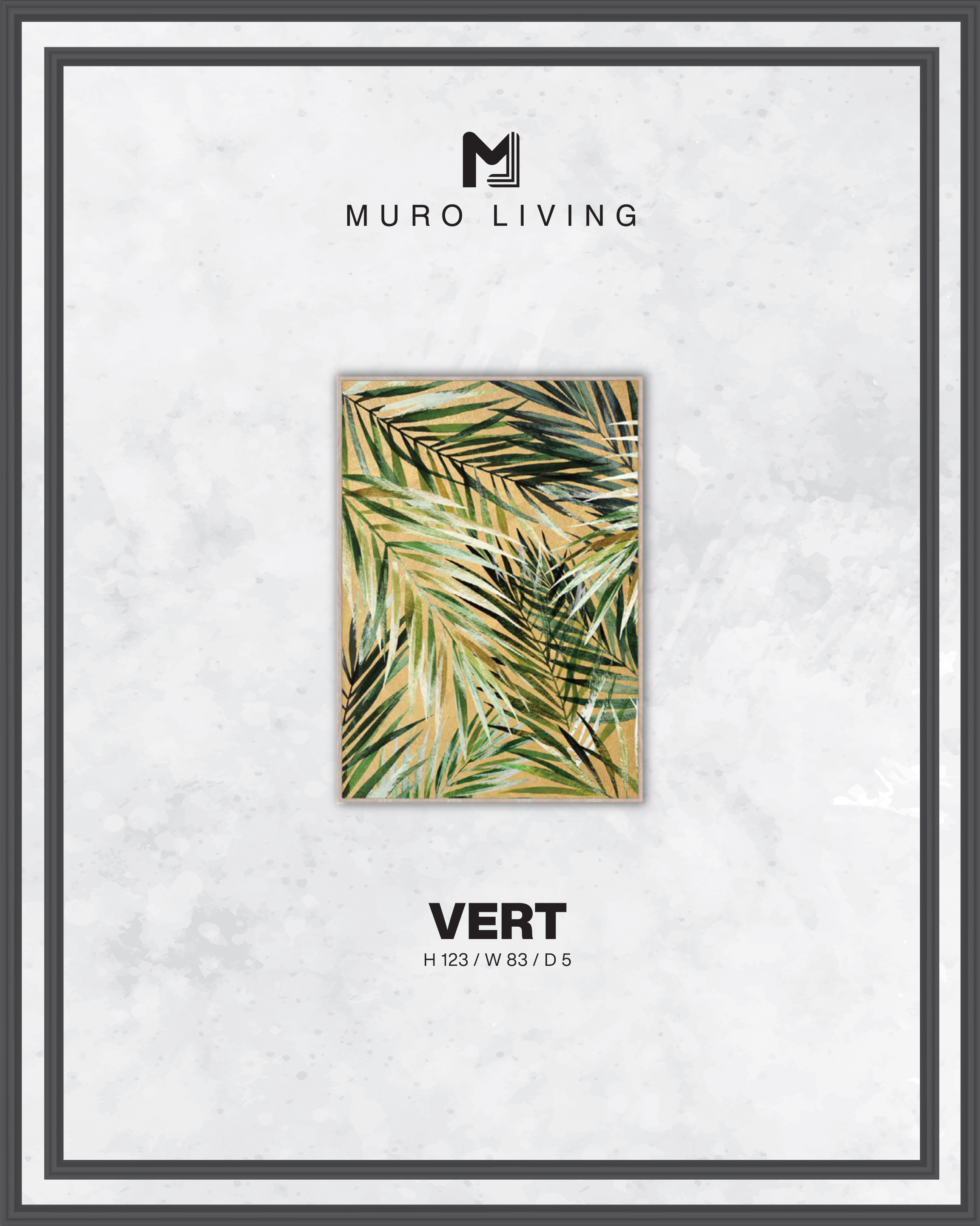 รูปภาพตกแต่งผนังดีไซน์ Muro Living รุ่น VERT ราคา 8,590 บาท*ส่งฟรี