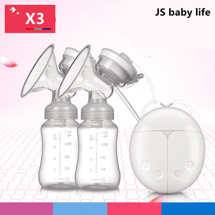 JS baby shop เครื่องปั๊มนมไฟฟ้า ปั๊มนม ปั๊มนมไฟฟ้าแบบปั๊มคู่ รุ่น：X3