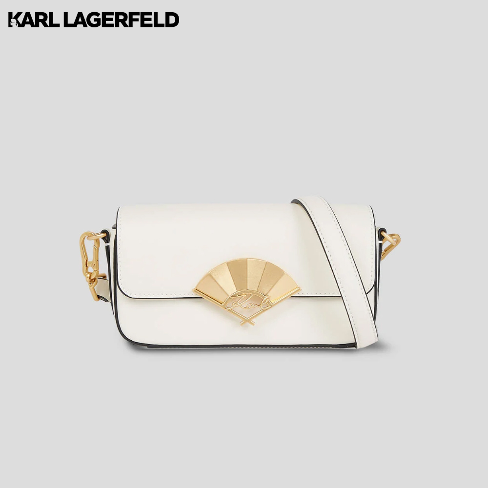 KARL LAGERFELD - K/SIGNATURE FAN SMALL CROSSBODY BAG 240W3195กระเป๋าพาดลำตัว ราคา 14,500 บาท*ส่งฟรี