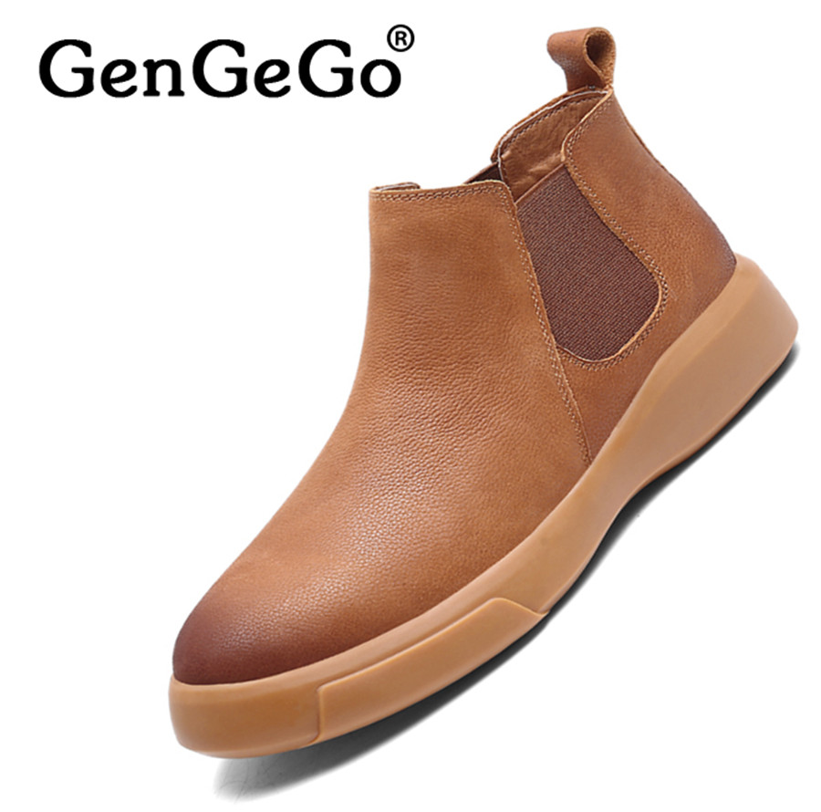 Brand GenGeGo ฤดูใบไม้ร่วงและฤดูหนาวใหม่สบายๆรองเท้าผู้ชายรองเท้า Size38-47 ราคา 551 บาท*ส่งฟรี