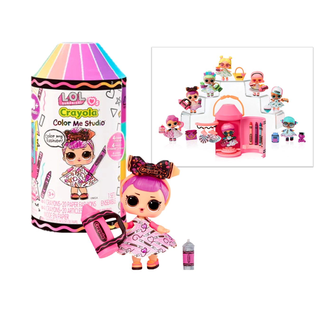 ของเล่นและโมเดลสะสม MGA LOL(แอลโอแอล) Surprise Loves CRAYOLA CMS PDQ LL505273