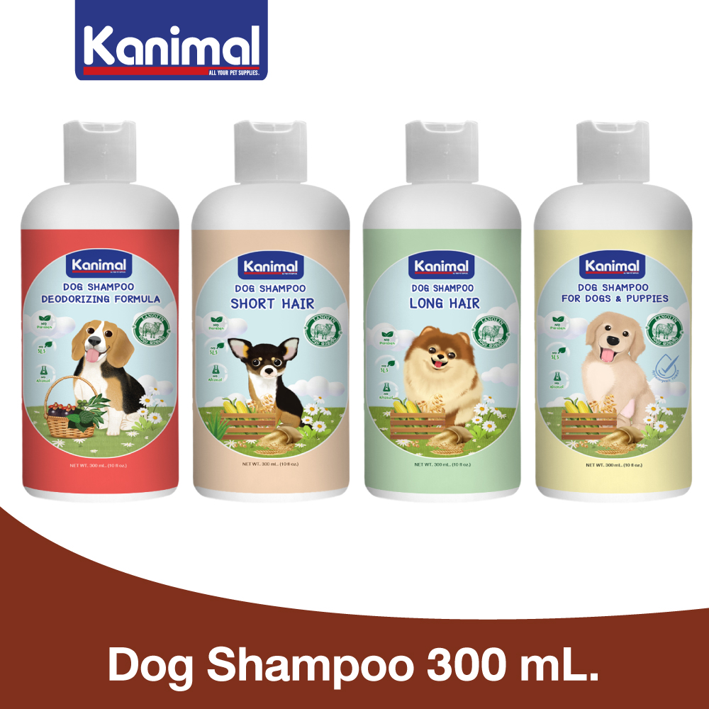 Kanimal Dog Shampoo 300 ml. Nourish Coat and Skin (No SLS, Paraben and Alcohol) For All Breed Dogs (300 ml./Bottle) ราคา 126 บาท*ส่งฟรี