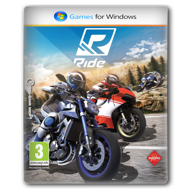 แผ่นเกม PC Game  RIDE ภาค 1 - เกมคอมพิวเตอร์ กำเนิดสายแว้นในตำนาน