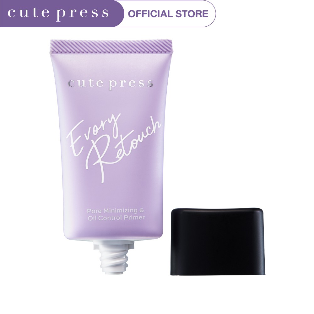 ข้อมูลเกี่ยวกับ Cute Press Evory Retouch Pore Minimizing & Oil Control Primer (New Packaging)