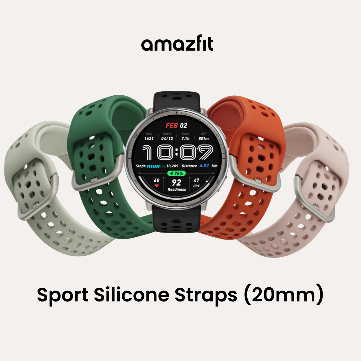 สาย Sport Silicone Straps (20mm) สำหรับเปลี่ยน ใช้ได้กับ Active 2, Active ราคา 499 บาท*ส่งฟรี