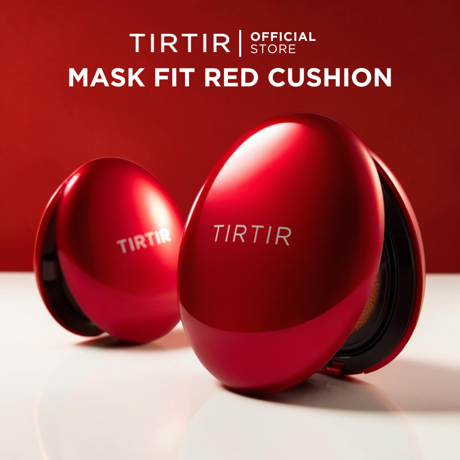 [Tirtir] Mask Fit Red Cushion, Red Cushion, Glowing Skin, Long-Lasting Coverage. ราคา 392 บาท*ส่งฟรี