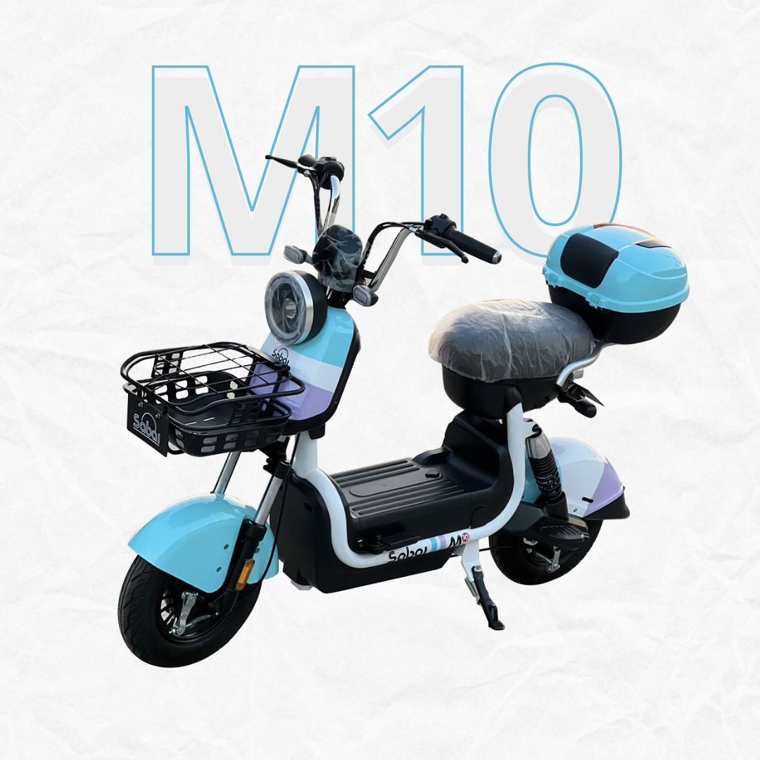 Sabai-M10 รถไฟฟ้า2ล้อ มอเตอ์650w ชาร์จไฟบ้าน คันเล็กน่ารัก ขับได้ทุกวัย ขับได้ไกลถึง50-60กิโล ราคา 16,900 บาท*ส่งฟรี