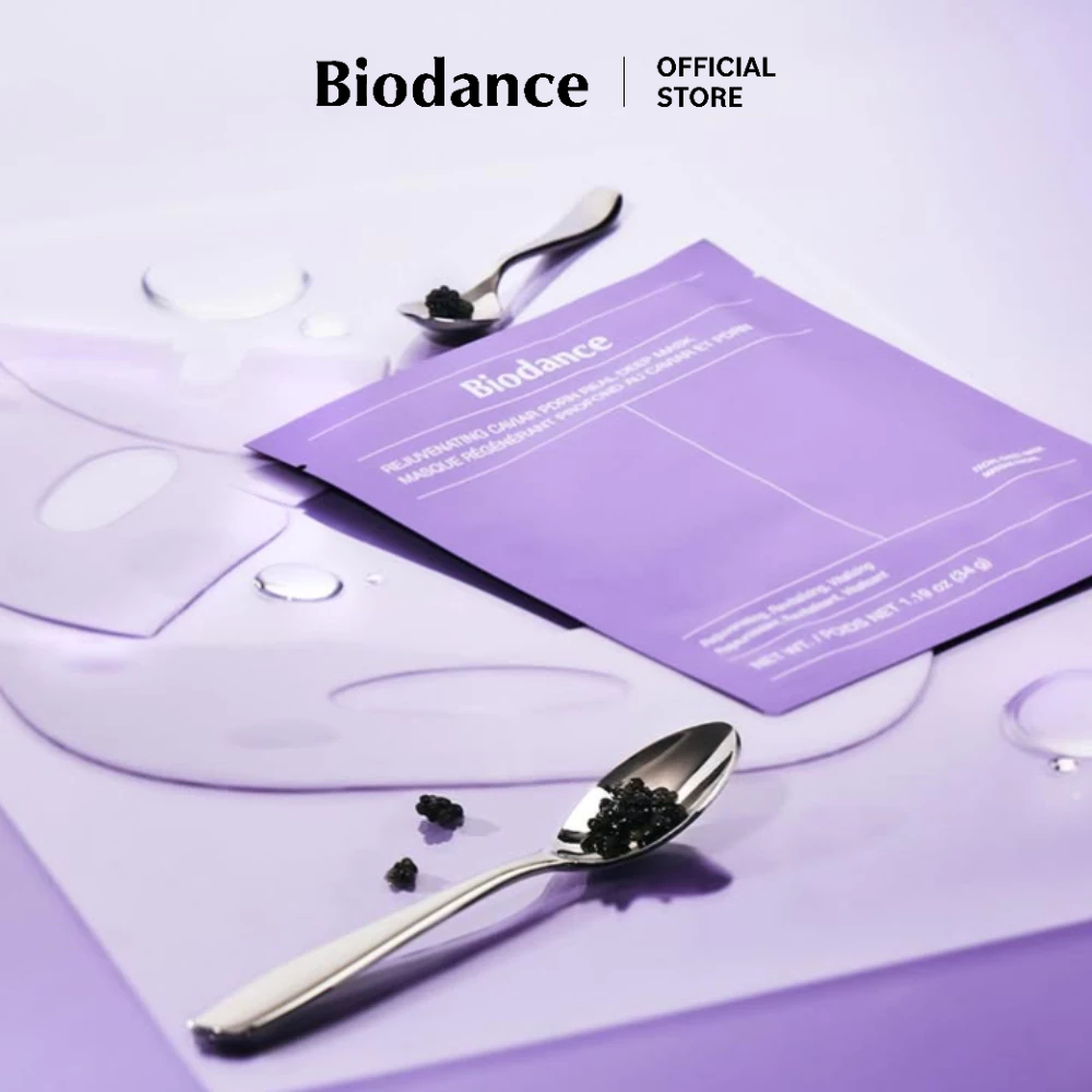 Biodance Rejuvenating Caviar Pdrn Real Deep Mask (34G*4Ea) ราคา 616 บาท*ส่งฟรี