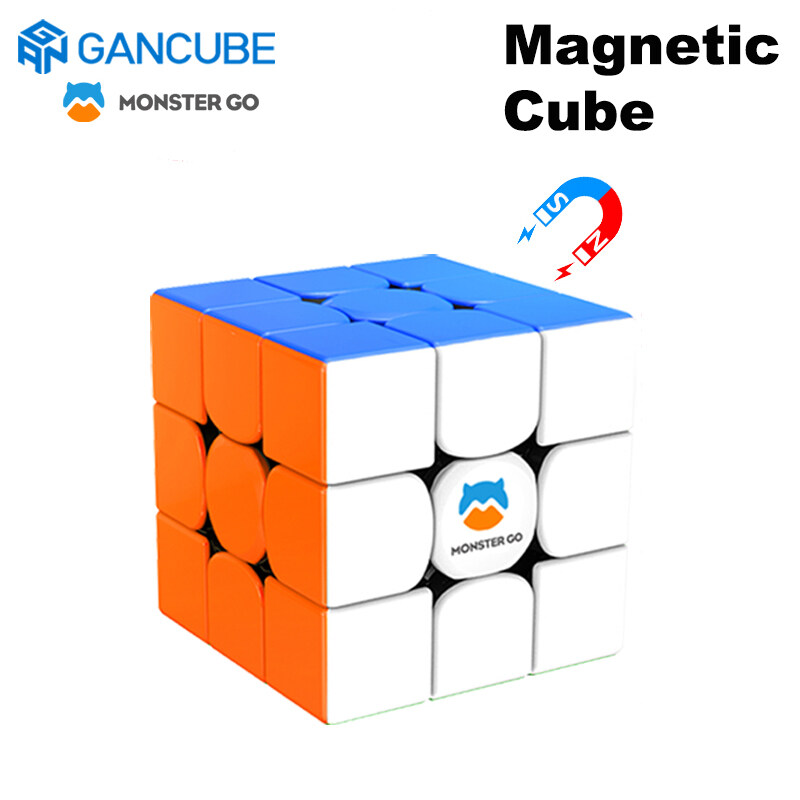 GAN Monster Go แม่เหล็ก3x3ลูกบาศก์ความเร็วรูบิก Stickerless แบบโปร่งแสงการเรียนรู้ Series ของเล่นเกมปริศนาสำหรับเด็กเริ่มต้น