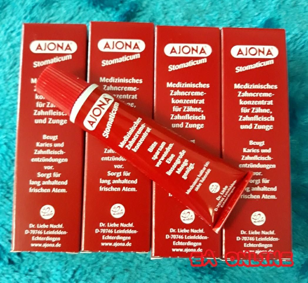 Ajona 25 ml ยาสีฟัน  ของแท้นำเข้าจากเยอรมันนี แพ็ค 4 หลอด