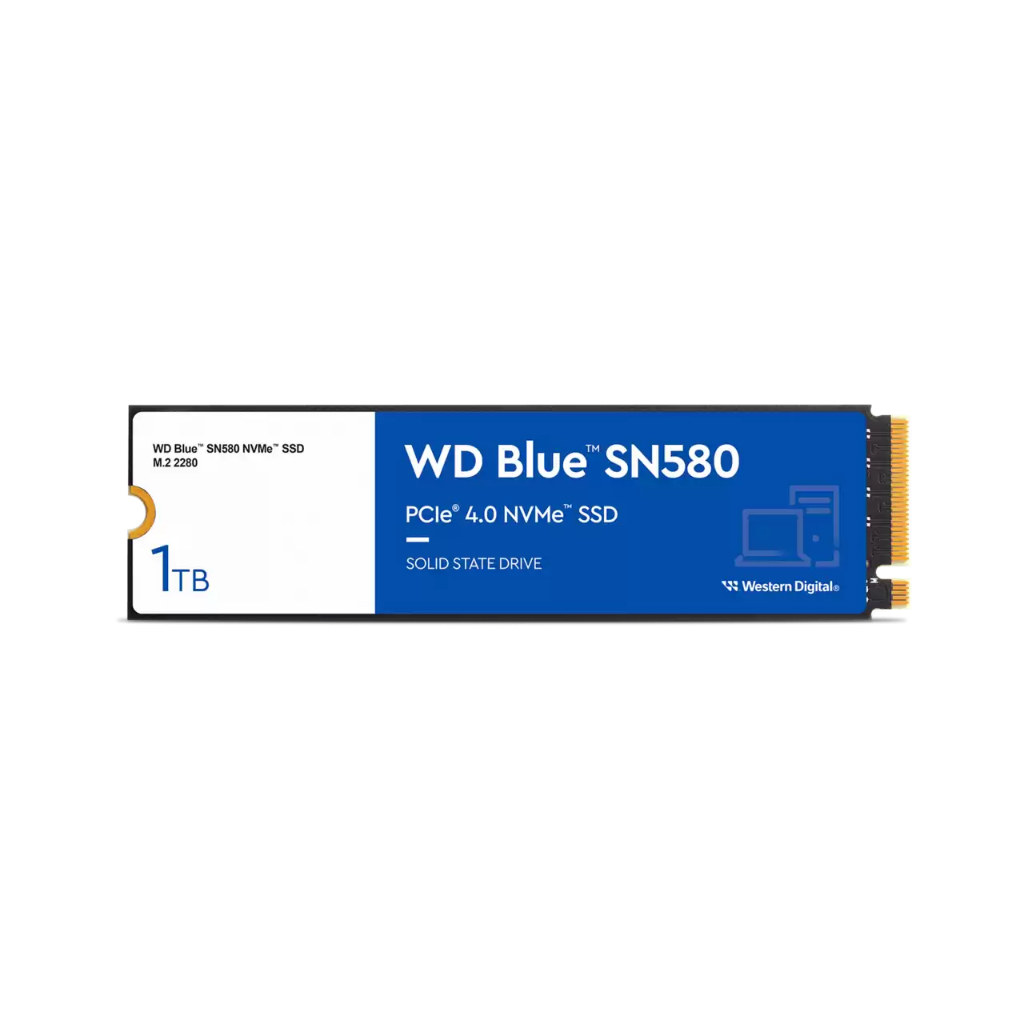 WD BLUE SN580 1TB SSD NVMe M.2 2280 (WDS100T3B0E) (5Y) MS6-000200 ราคา 1,990 บาท*ส่งฟรี