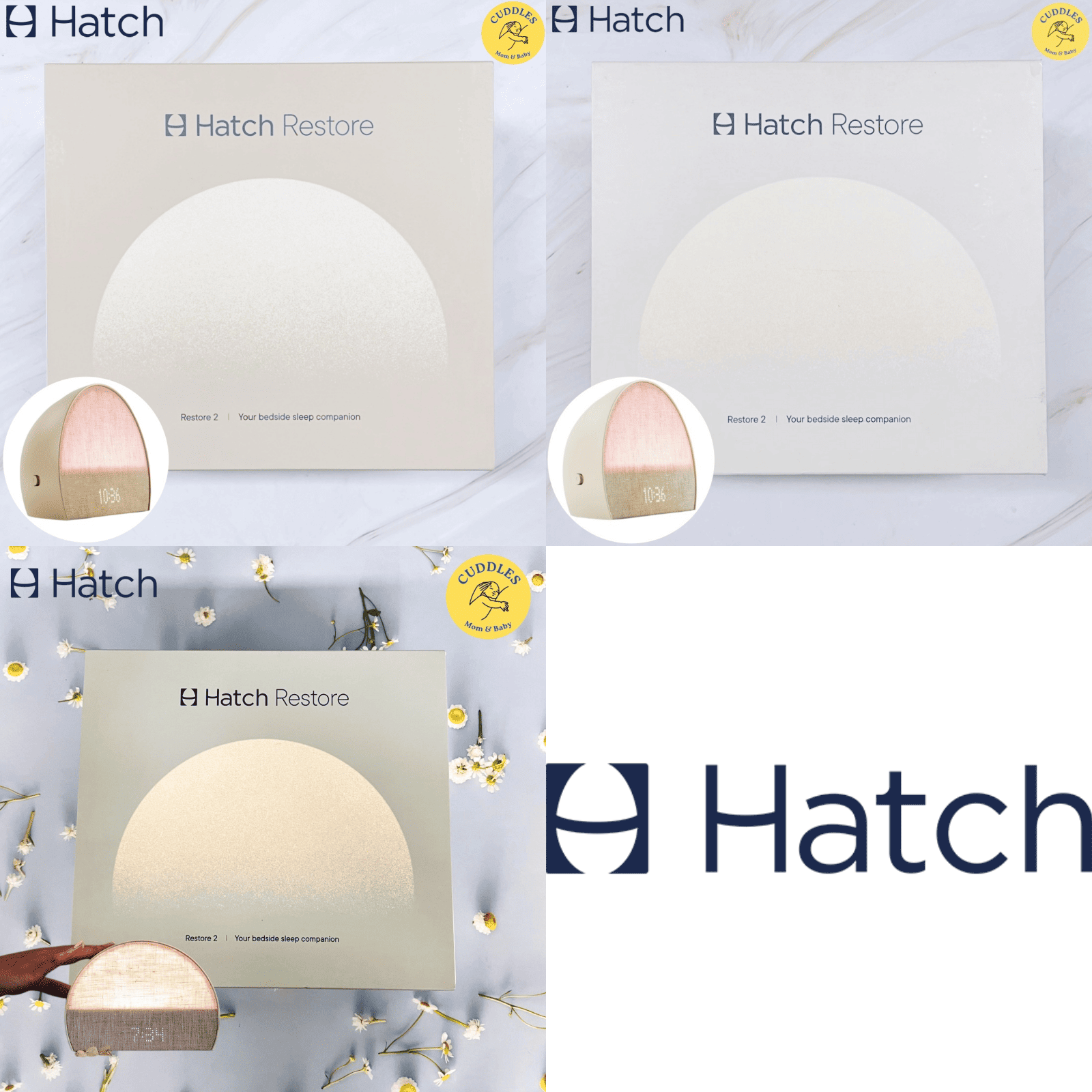 (Hatch) Restore 2 Smart Sleep Assistant with Sound Machine and Sunrise Alarm Clock เครื่องเสียงนอนหลับและนาฬิกาปลุก พร้อมไฟ ราคา 15,500 บาท*ส่งฟรี