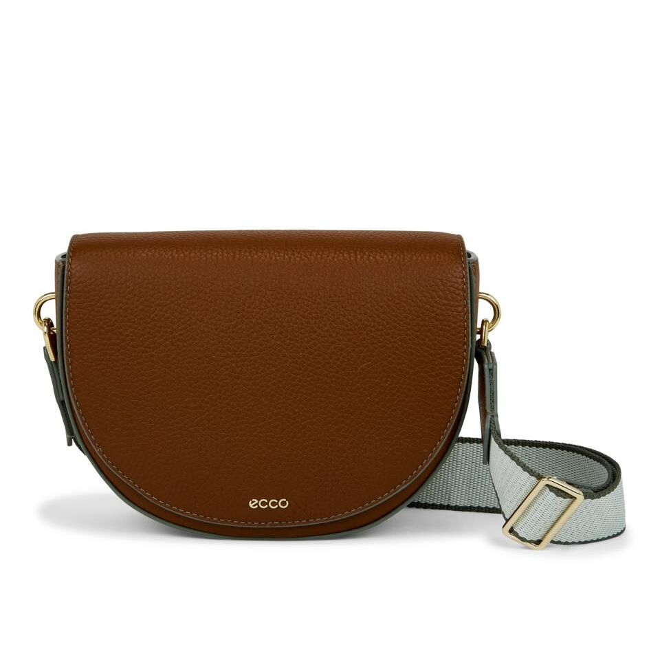 ECCO กระเป๋าสะพายรุ่น SADDLE BAG PEBBLED LEATHER สีน้ำตาล ราคา 8,792 บาท*ส่งฟรี