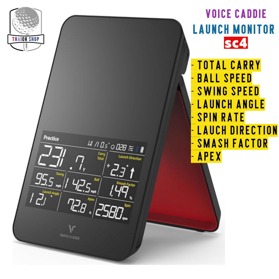[🚚Fast Delivery] Voice Caddie SC4 Golf Launch Monitor - ยี่ห้อ Voice Caddie ราคา 23,100 บาท*ส่งฟรี