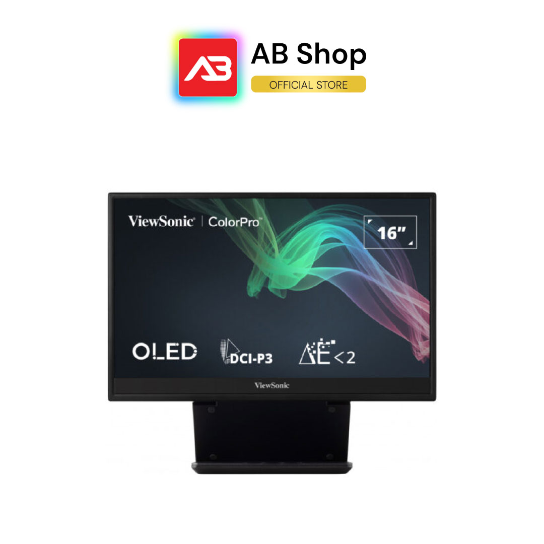 ViewSonic จอภาพแบบพกพาขนาด 15.6″ 1920×1080 (FHD) 60Hz OLED รุ่น VP16-OLED ราคา 16,900 บาท*ส่งฟรี