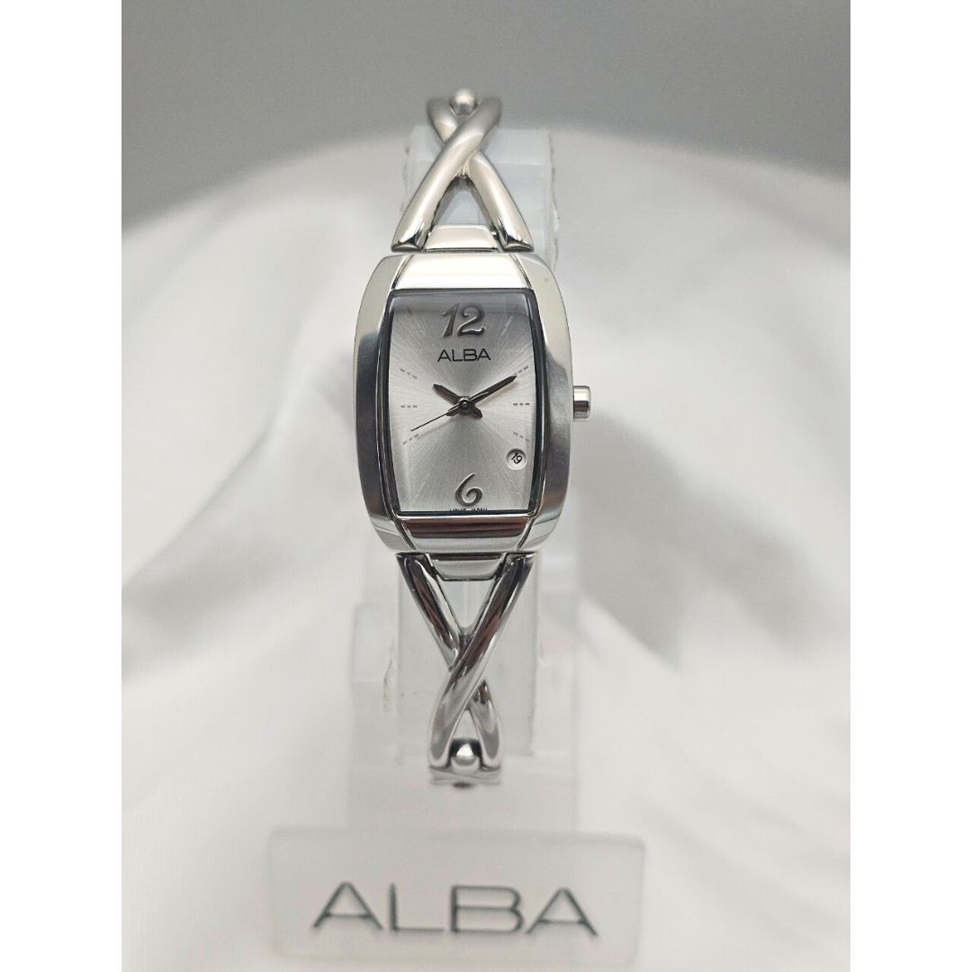 Alba Japan Model Ah7541X1 Quartz, Rectangular, Stainless Steel, 1 Year Warranty. ราคา 2,400 บาท*ส่งฟรี
