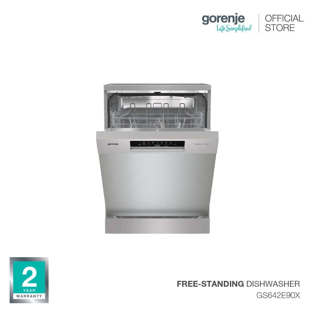 Gorenje Floor-Standing Dishwasher (Model: Gs642E90X) ราคา 19,900 บาท*ส่งฟรี