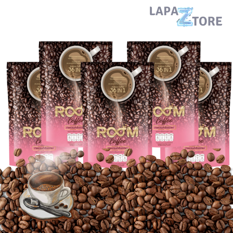 Instant coffee 36 in 1 (room coffee 1 pack contains 10 sachets) original and ready to ship (amount 5 packs) ราคา 1,495 บาท*ส่งฟรี