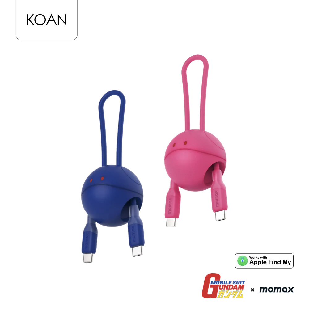 MOMAX x GUNDAM อุปกรณ์ติดตาม Pinpop Haro Find My Locator With 1-Link Flow 0.2m USB-C Cable Limited Edition ราคา 990 บาท*ส่งฟรี