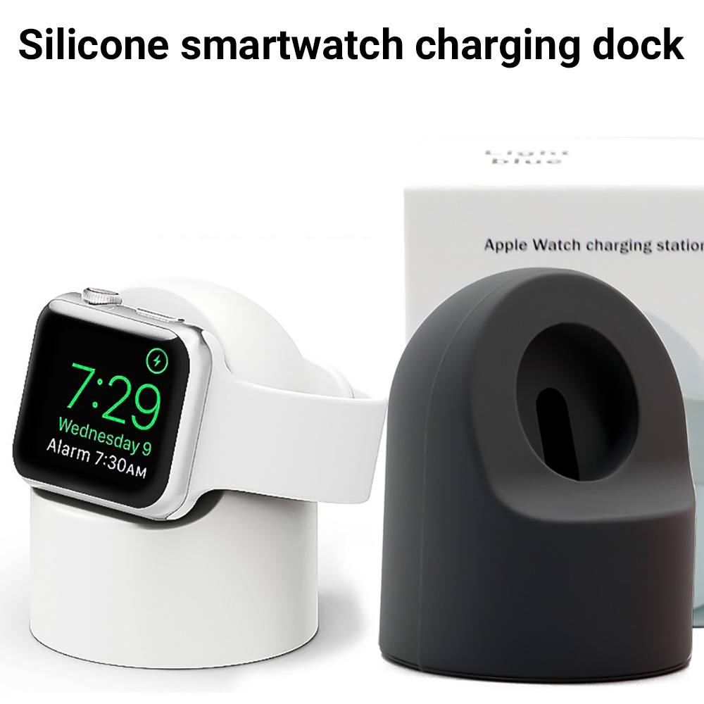 แท่นวางที่ชาร์จแอปเปิ้ลวอชแท่นชาร์จซิลิโคน สําหรับ Apple Watch Charger1 2 3 4 5 6 7 iWatch ราคา 49 บาท*ส่งฟรี