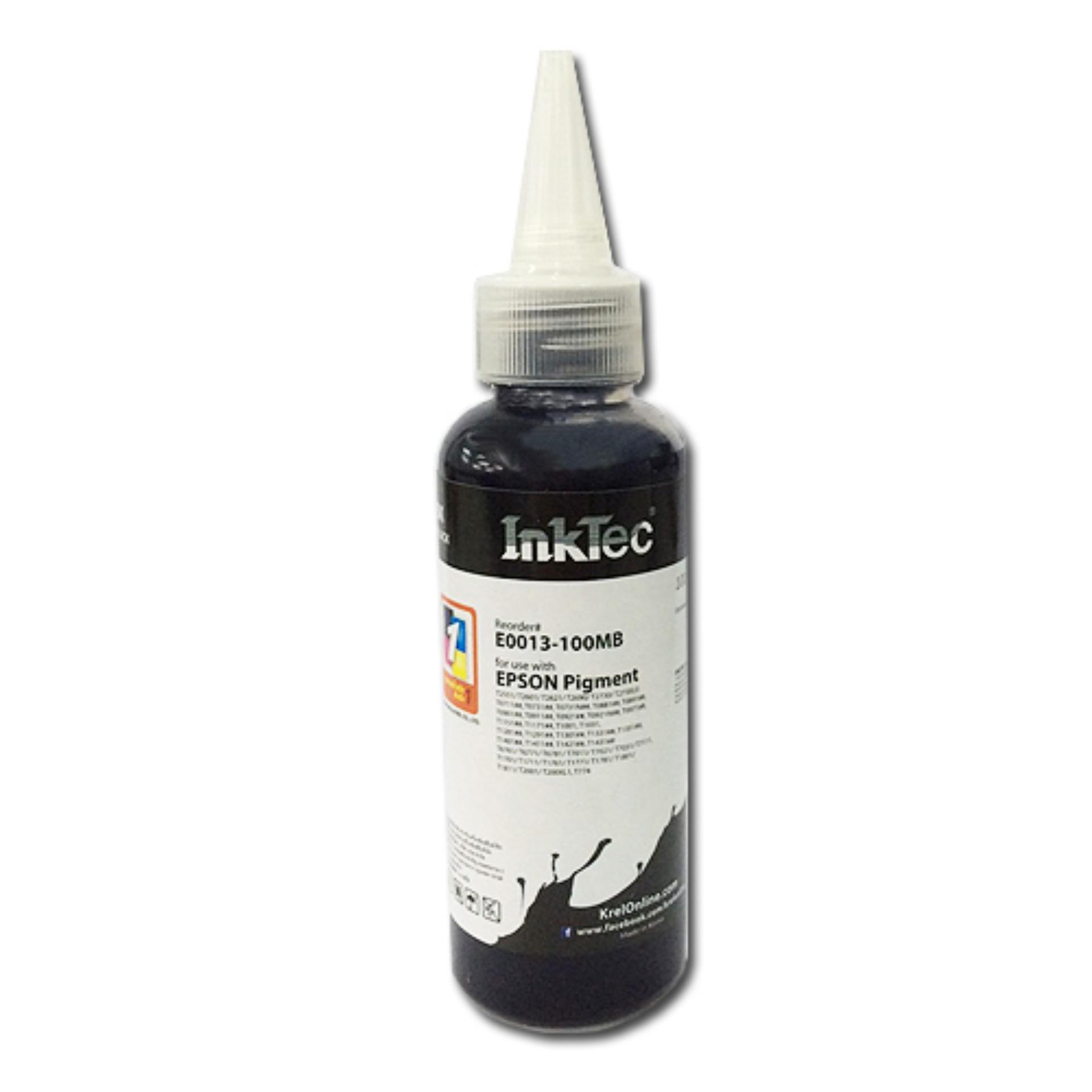 InkTec น้ำหมึกเติม Tank สำหรับ EPSON Durabrite ทุกรุ่น 100 ml. - Pigment Black