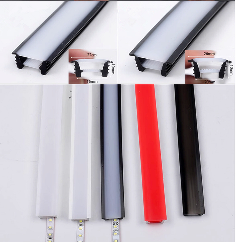แบ่งขายเป็นเมตร/ ราคาต่อ1เมตร Silicone Channel Strip รางซิลิโคน แบบฝัง สำหรับ LED Strip Light ไม่รับเปลี่ยนและคืนทุกกรณีเนื่องจากเป็นการตัดแบ่งขาย ราคา 28 บาท*ส่งฟรี
