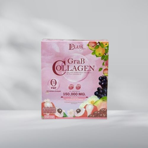 Gra b Collagen D Plus Skin แก๊ป คอลลาเจน 1 กล่องขนาด 150g. ราคา 135 บาท*ส่งฟรี