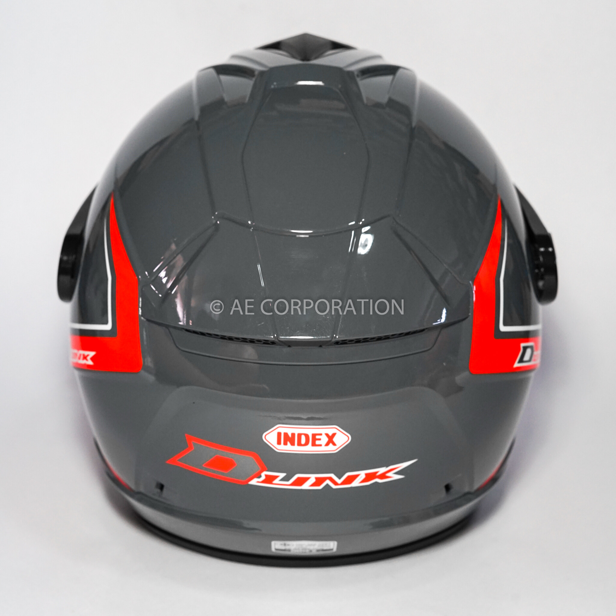 ภาพที่ให้รายละเอียดเกี่ยวกับ หมวกกันน็อค INDEX DUNK NEW หมวกกันน็อก ของแท้100% ไซต์L สีเทา 300IQ Racing
