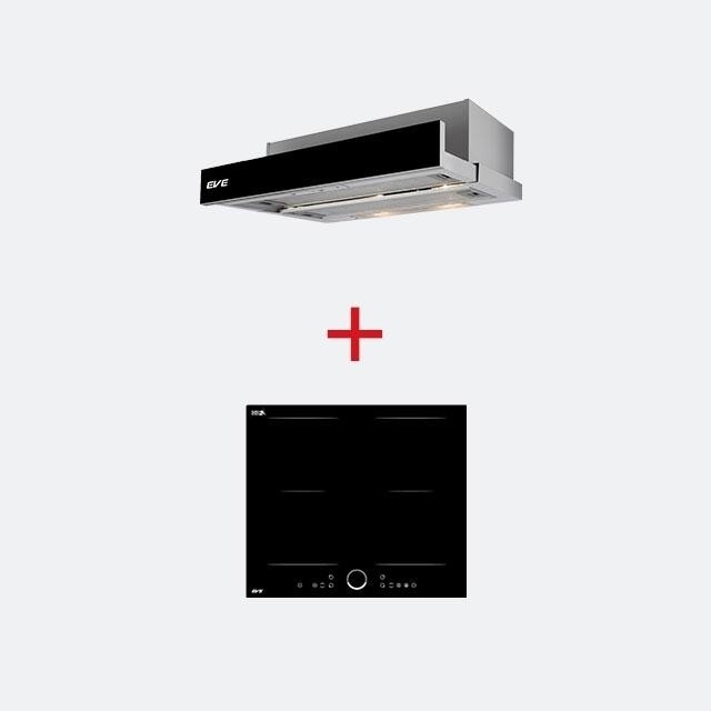 SET เตาไฟฟ้าเซรามิคฝัง HB60-4VC/TC + เครื่องดูดควัน HS-BG62-60 ราคา 57,080 บาท*ส่งฟรี