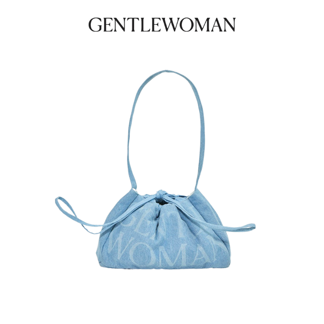GENTLEWOMAN Denim Dumpling Bag :NYC Daydreamer กระเป๋าผ้า ผู้หญ crossbody bag กระเป๋าเกี๊ยว กระเป๋า tote bag ราคา 1,999 บาท*ส่งฟรี