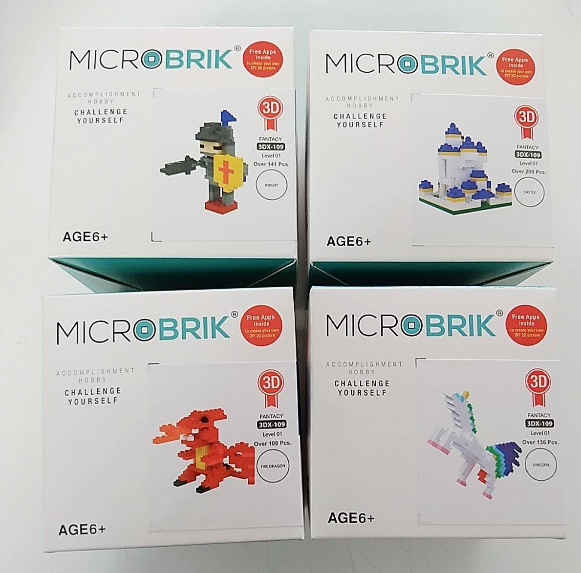 ตัวต่อโมเดล ไมโครบริค 3มิติ แบบ Microbrlk รุ่น 3DX-109 ราคา 99 บาท*ส่งฟรี