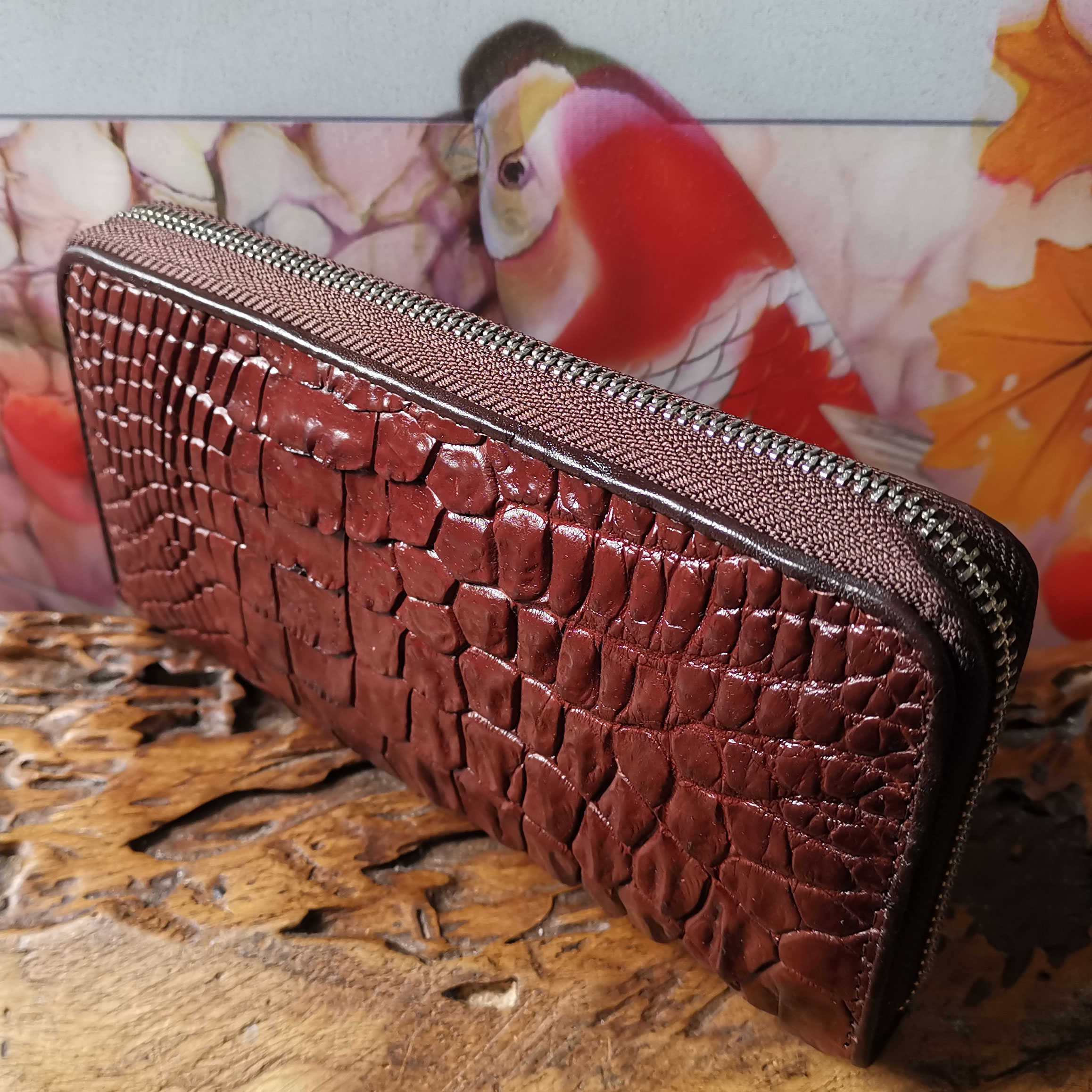 ZenZa Fashion ต้องใช้ของแท้สิครับ กระเป๋าทรงยาว ซิปเดี่ยว เข้...หนังแท้ สีน้ำตาลเข้ม  ราคา 1,290 บาท*ส่งฟรี