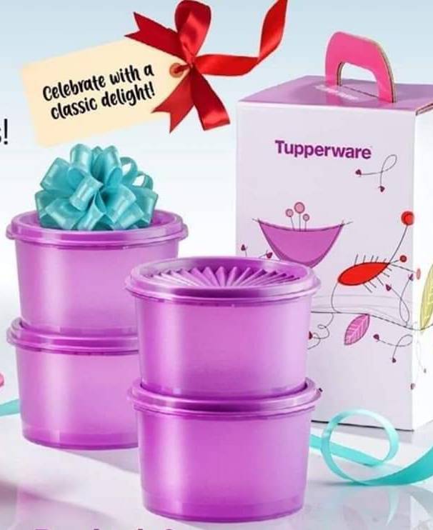 Tupperware ขวดโหลมินิ (4) ราคา 1,350 บาท*ส่งฟรี