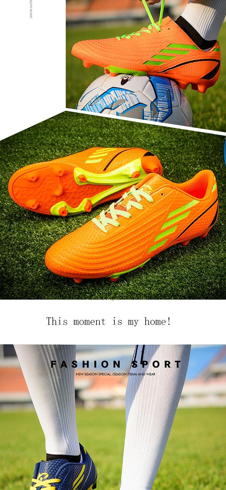 ภาพประกอบคำอธิบาย GMKXET ใหม่รองเท้าฟุตบอลชายรองเท้าฟุตบอลสนามหญ้าสำหรับเด็กวัยรุ่น（ขนาด 32-44）รองเท้าผ้าใบ-รองเท้าวิ่ง-รองเท้าฟุตบอล-รองเท้าผ้าใบ