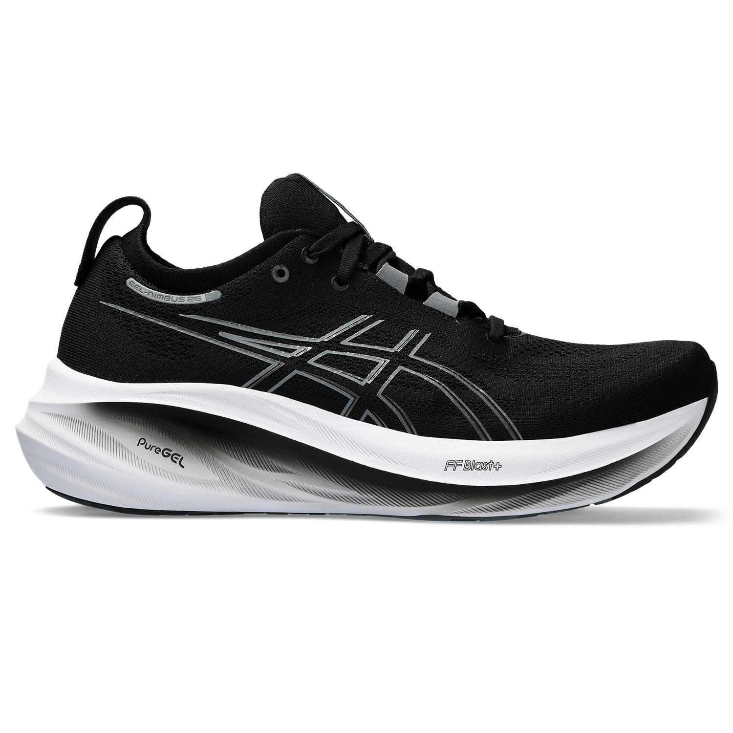 ASICS : GEL-NIMBUS 26 MEN RUNNING ผู้ชาย รองเท้าวิ่ง ของแท้ BLACK/GRAPHITE GREY ราคา 5,200 บาท*ส่งฟรี