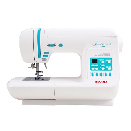 ELVIRA จักรเย็บผ้า รุ่น Innova Plus E - สีขาว/เขียว (12-1102-0011) ราคา 31,500 บาท*ส่งฟรี