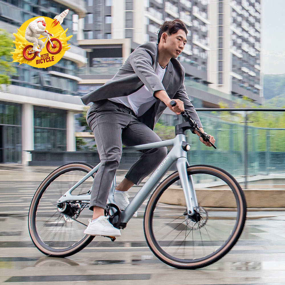 จักรยานไฮบริดไฟฟ้า FIIDO รุ่น AIR Carbon Fiber ปี 2025 รุ่นใหม่ล่าสุด สแกนลายนิ้วมือเทคโนโลยี คุณภาพระดับโลก เกรดยุโรปและอเมริกา ที่แรกในไทย ราคา 68,990 บาท*ส่งฟรี