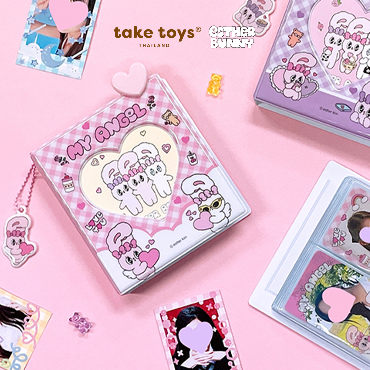 Esther Bunny 2Pocket Collect Book-อัลบั้มรูปภาพมินิ อัลบั้มสะสมการ์ด โพราลอยด์ แบบ2ช่อง เอสเธอร์ บันนี่ ราคา 495 บาท*ส่งฟรี