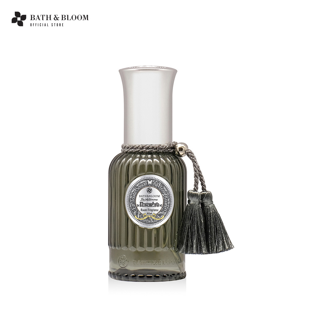 Bath & Bloom November Room Fragrance 100ml. Bath & Bloom Air Freshener Spray, Iris, Lily, Sandalwood Scent, 100 Ml. ราคา 1,450 บาท*ส่งฟรี