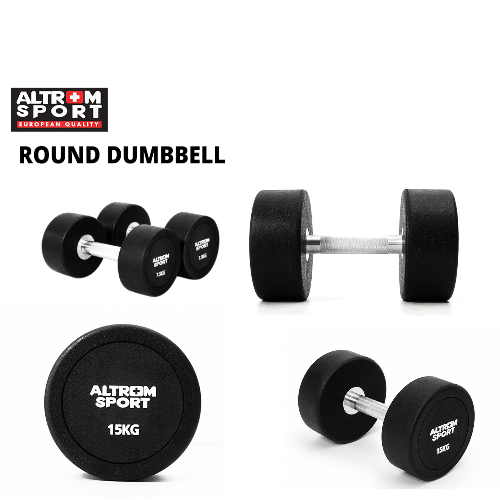 Altrom Sport Rrd 1 Pair, Includes Round Dumbbell Option. ราคา 1,725 บาท*ส่งฟรี