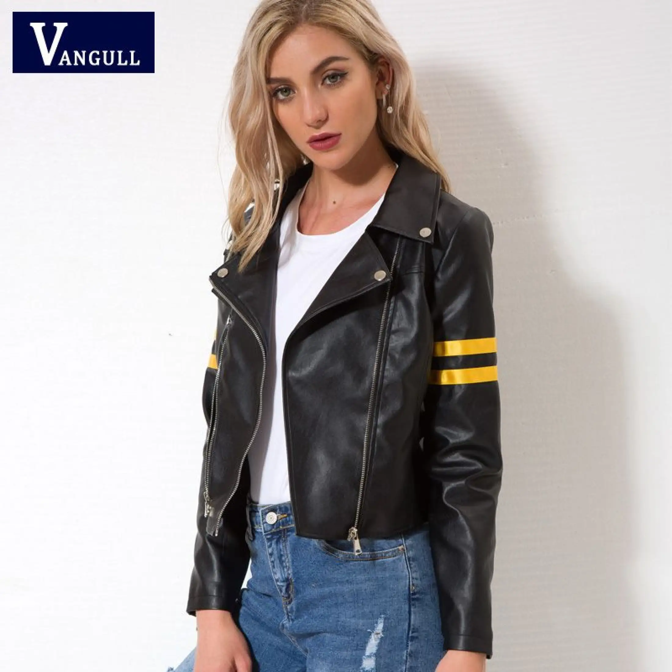 Winter leather jacket womens Clearance